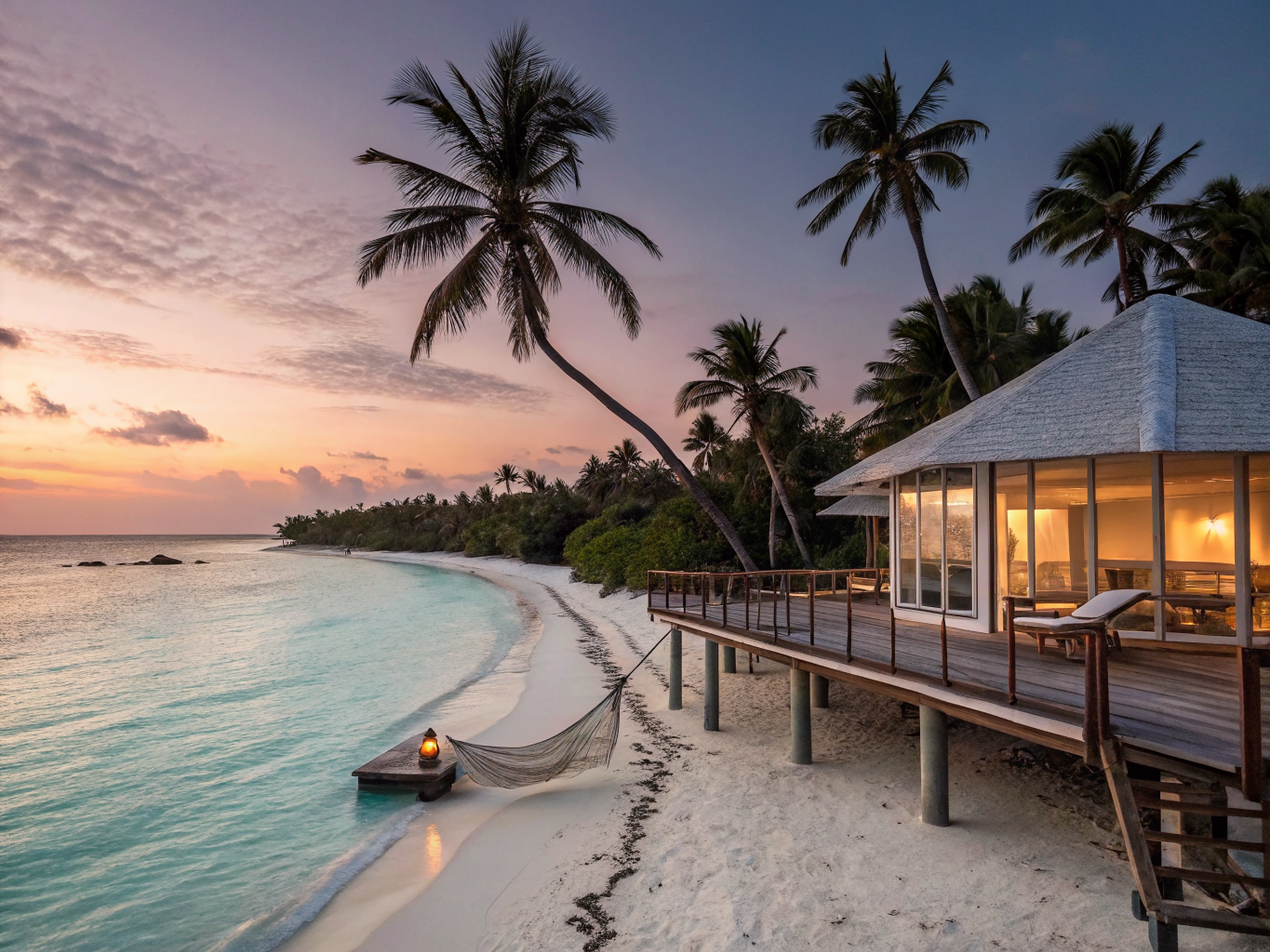 Luxury safari tents on elevated wooden platforms overlooking turquoise ocean waters in Fiji